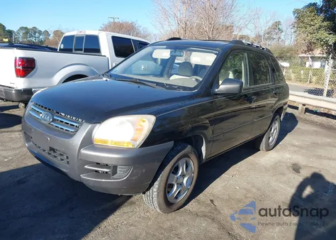 2008 Kia Sportage Lx from USA, damaged, VIN KNDJF724887527671